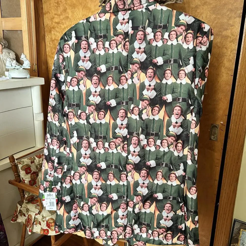Buddy the Elf Suitmeister Holiday Blazer Men's M NWT‎